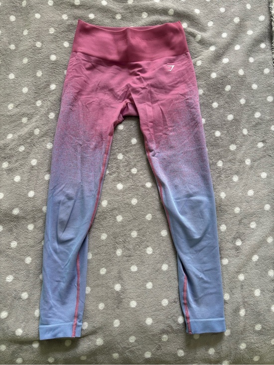 Gymshark Pants - Gymshark Ombre Seamless Leggings Pink Blue Ombre XS